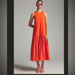MAEVE SLEEVELESS FLOUNCE DRESS - XS, S, or M